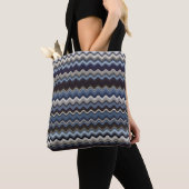 mehrfarbiges Wavy Muster Tasche (Von Nahem)