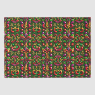 ~ mehrfarbiges Weihnachtswrapping ~ Seidenpapier