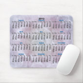 mehrfarbiges Wirbel 2012 Kalendermousepad Mousepad (Mit Mouse)