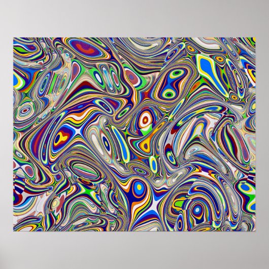 Mehrfarbigkeit Abstrakt 2, 2018 (Foto) | SVP-Bilde Poster (Vorne)