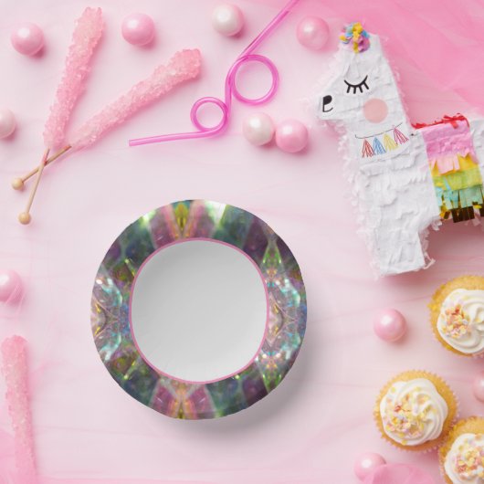 Mehrfarbigkeit Pappteller (Party)