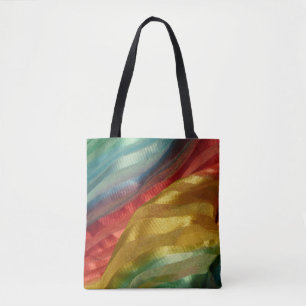 Mehrfarbstoff-Rainbow-Totbeutel Tasche