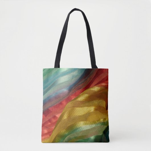 Mehrfarbstoff-Rainbow-Totbeutel Tasche (Vorderseite)