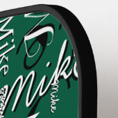 Mehrname für alle Jäger-Grün Pickleball Schläger (Linke Seite)