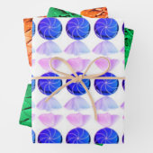 Mehrpack-Wrapping Paper Flat Sheet Set von 3 Geschenkpapier Set (Beispiel)