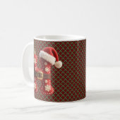 Mehrschichtiger Pastell-Goldbesatz Buchstabe H Kaffeetasse (Vorderseite Links)