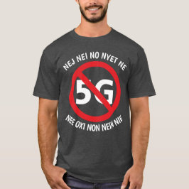 Mehrsprachig nein zum T - Shirt 5G