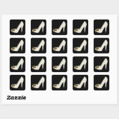 Mehrsprachig Vielen Dank Leopard Print Sticker (Blatt)