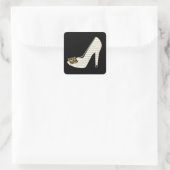 Mehrsprachig Vielen Dank Leopard Print Sticker (Tasche)