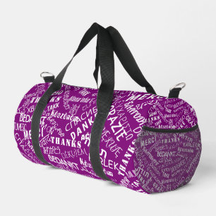 Mehrsprachig Vielen Dank, Text Personalisiert Duffle Bag