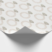 Mehrsprachige Diamantring-Typografie-Geschenkwrap Geschenkpapier (Ecke)