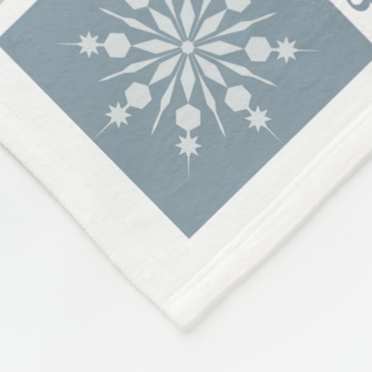 Mehrsprachige Fleece "Happy Holidays" (Ecke)