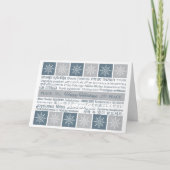 Mehrsprachige frohe Feiertage Karten (Vorderseite)