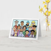 Mehrsprachige Geburtstags-Karte! Karte (Gelbe Blume)