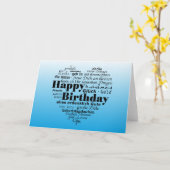 Mehrsprachige Geburtstagswünsche Karte (Gelbe Blume)