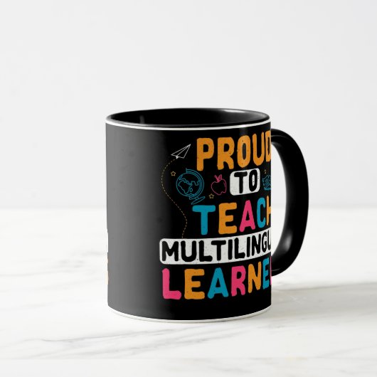 Mehrsprachige Lehrersprache ESL Tasse (VorderseiteRechts)