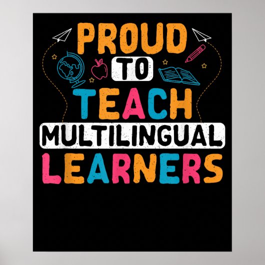 Mehrsprachige Lehrersprache - ESPeach Poster (Vorne)