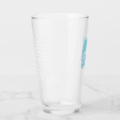 Mehrsprachige Liebe Tumbler - Minzblau + LIEBE (Links)
