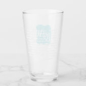 Mehrsprachige Liebe Tumbler - Minzblau + LIEBE (Vorderseite)