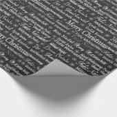 Mehrsprachige Merry Christmas Thunder_Cove Geschenkpapier (Ecke)