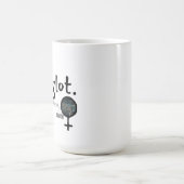 Mehrsprachige Polyglot-Anpassung (Frauen in Techni Kaffeetasse (Mittel)