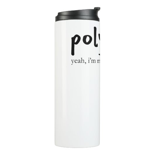 Mehrsprachige Polyglot-Anpassung (Frauen in Techni Thermosbecher (Nach links gedreht)