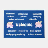 Mehrsprachige Türmatte (Vorderseite)