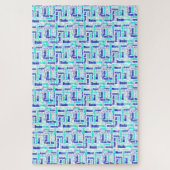 Mehrsprachige Typografie Vielen Dank Blues Puzzle (Vertikal)