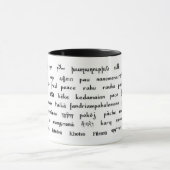 Mehrsprachiger Frieden Tasse (Zentrum)