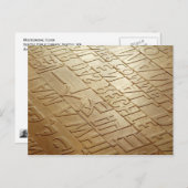 Mehrsprachiger Fußboden Postkarte (Vorne/Hinten)