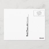 Mehrsprachiger Geburtstag Postkarte (Rückseite)