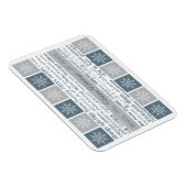 Mehrsprachiger Happy Holidays Magnet (Rechte Seite)