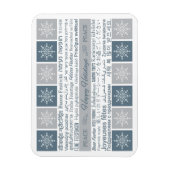 Mehrsprachiger Happy Holidays Magnet (Vertikal)