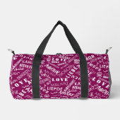 Mehrsprachiger Text der Liebe - Benutzerdefiniert  Duffle Bag (Vorderseite)