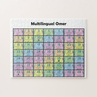 Mehrsprachiger Zähler Puzzle