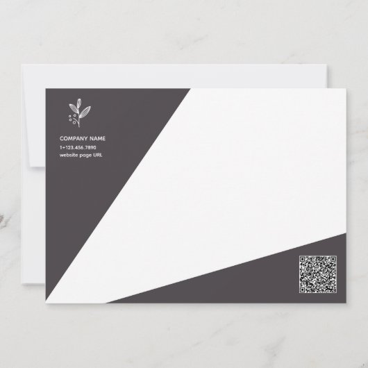 Mehrsprachiges Dankeschön Karte (Rückseite)