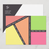 Mehrsprachiges Dankeschön Karte (Vorne/Hinten)