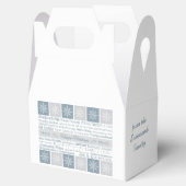 Mehrsprachiges Feld "Happy Holidays" für benutzerd Geschenkschachtel (Geöffnet)