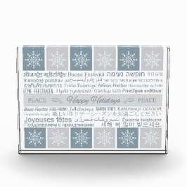 Mehrsprachiges Foto "Happy Holidays"