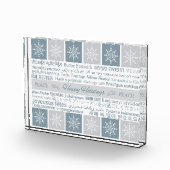 Mehrsprachiges Foto "Happy Holidays" (Rechts)