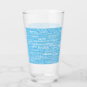 Mehrsprachiges Glas - Farbe wählen (Rückseite)