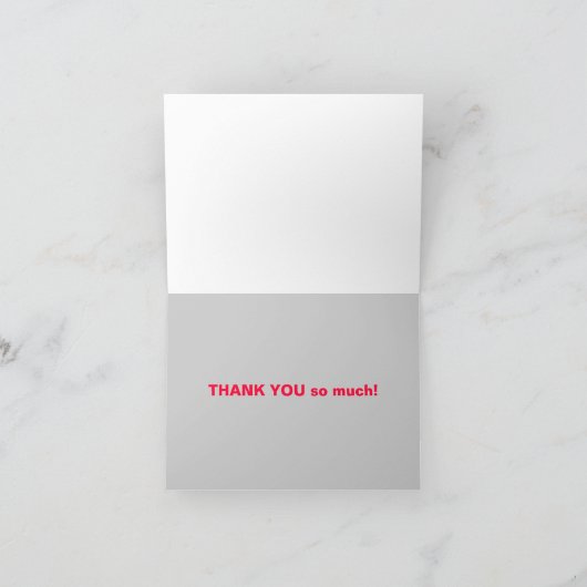 Mehrsprachigkeit Danke Karte (Innenseite)