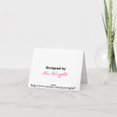 Mehrsprachigkeit Danke Karte (Rückseite)