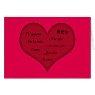 Mehrsprachigkeit "I Liebe You"