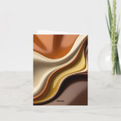 Mehrzweck gefaltete Karte in stylischer Grafik (Rückseite)