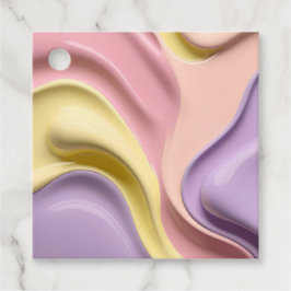 Mehrzweck-Gunst-Tags in stilvoller Grafik Geschenkanhänger