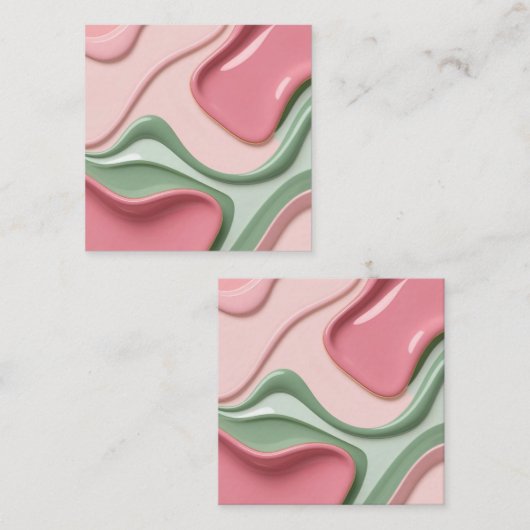 Mehrzweck-Notizkarte in stilvoller Grafik Mitteilungskarte (Vorne/Hinten)