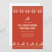 Mehrzweck-Weihnachts-Party Sweater Einladungen (Vorne/Hinten)