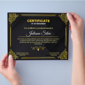 Mehrzweckbescheinigung Flyer (Hand)