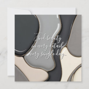 Mehrzweckflachkarte in stylischer Grafik